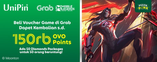 Menang Banyak! Beli Voucher Game di Grab & Dapetin Kembalian s/d 150.000 OVO Points